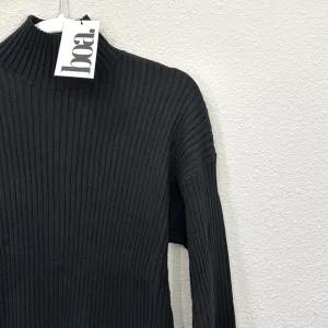 🆕 boa. Ribbed Knit High Neck Jumper