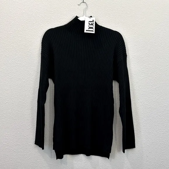 🆕 boa. Ribbed Knit High Neck Jumper