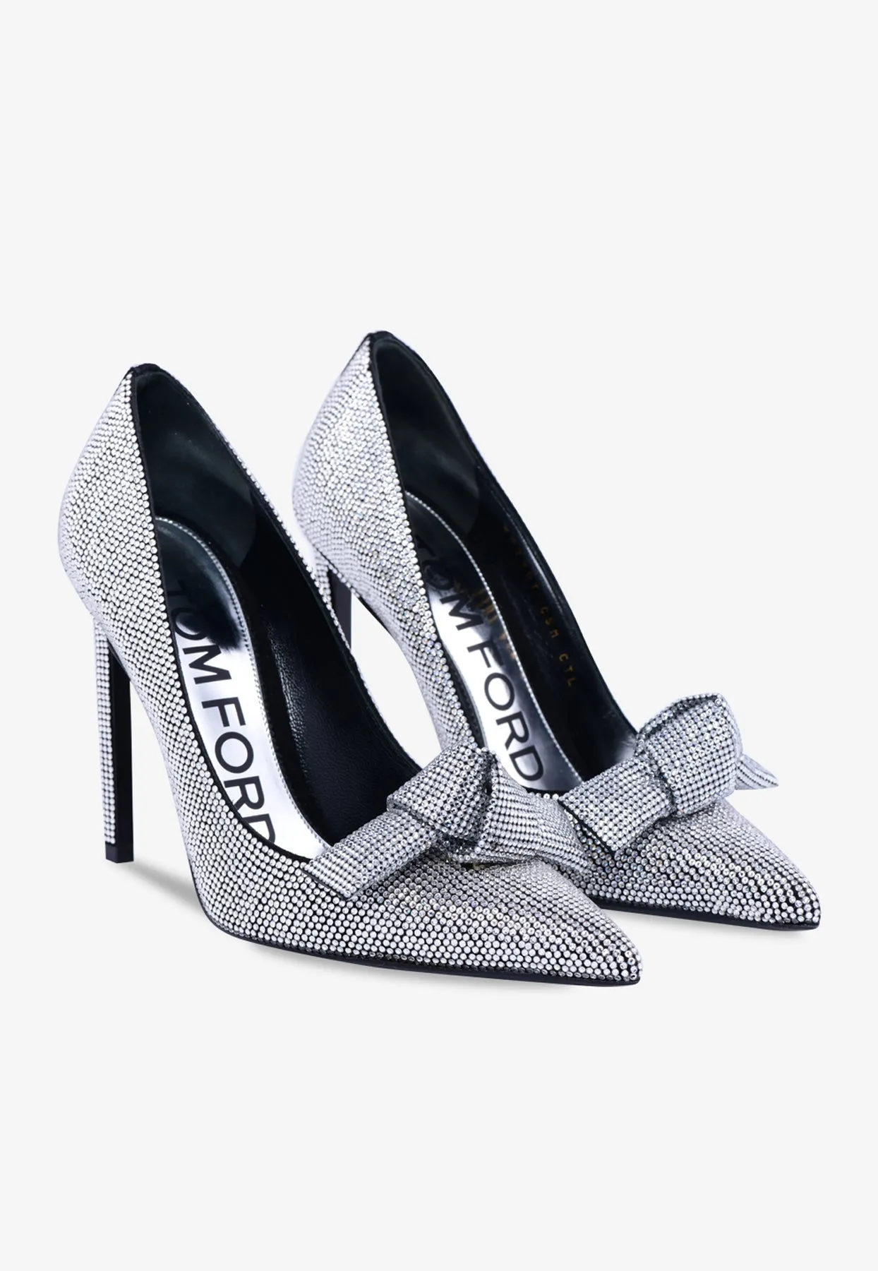 105 Crystal-Embellished Bow Pumps