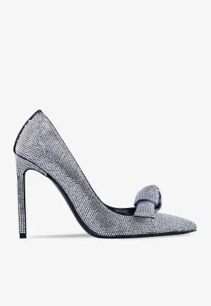 105 Crystal-Embellished Bow Pumps
