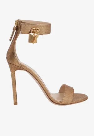 105 Padlock Leather Sandals