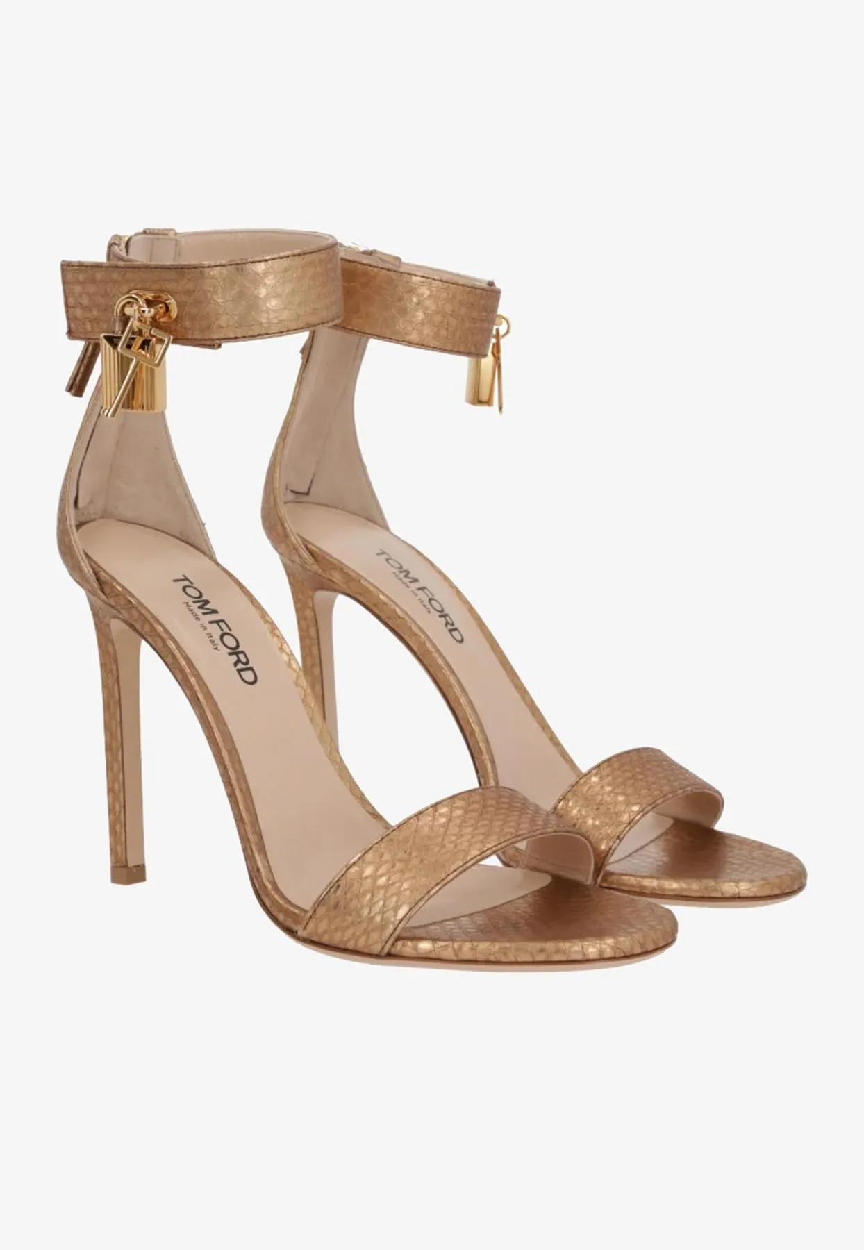 105 Padlock Leather Sandals