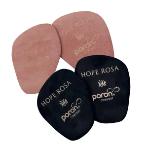 2-Pair of All Day Cushion Comfort 3/4th Insoles - Black & Light Colour