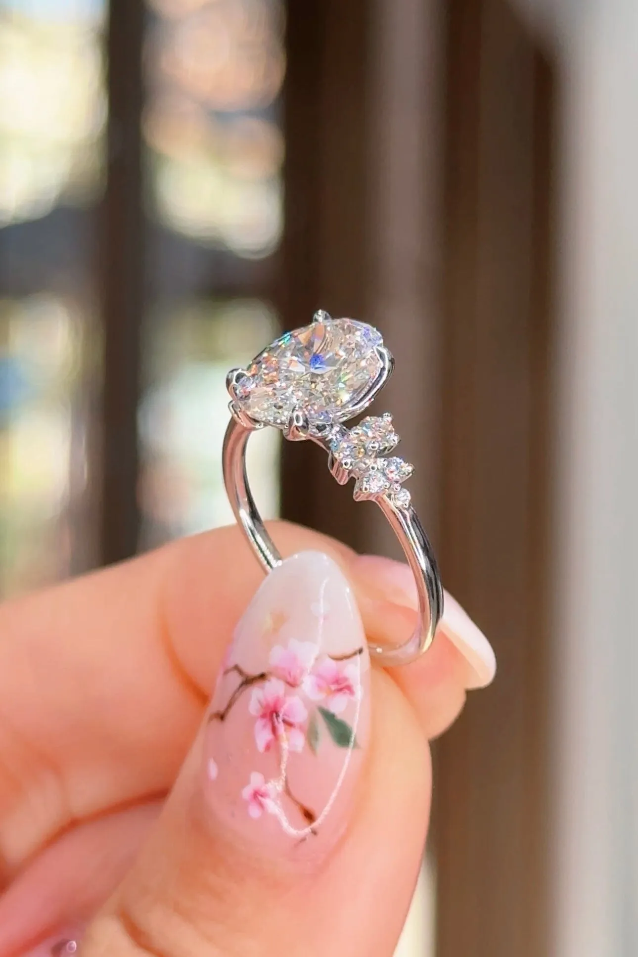 2.05ct D-VS1 Oval Lab Diamond Nova