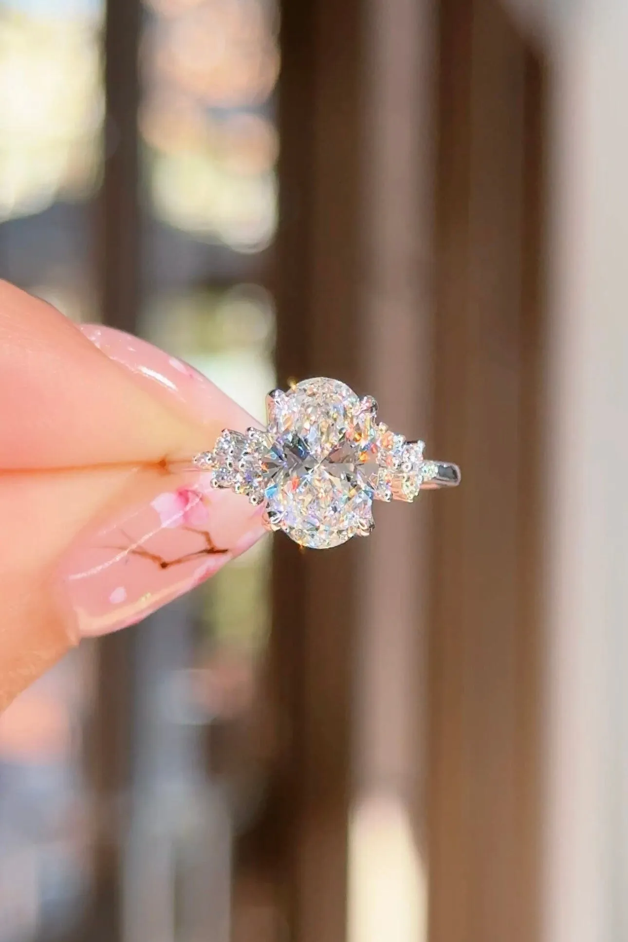 2.05ct D-VS1 Oval Lab Diamond Nova