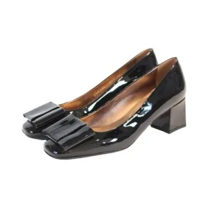 47391 - Black Patent Leather Heel for Teen/Women by Pretty Ballerinas