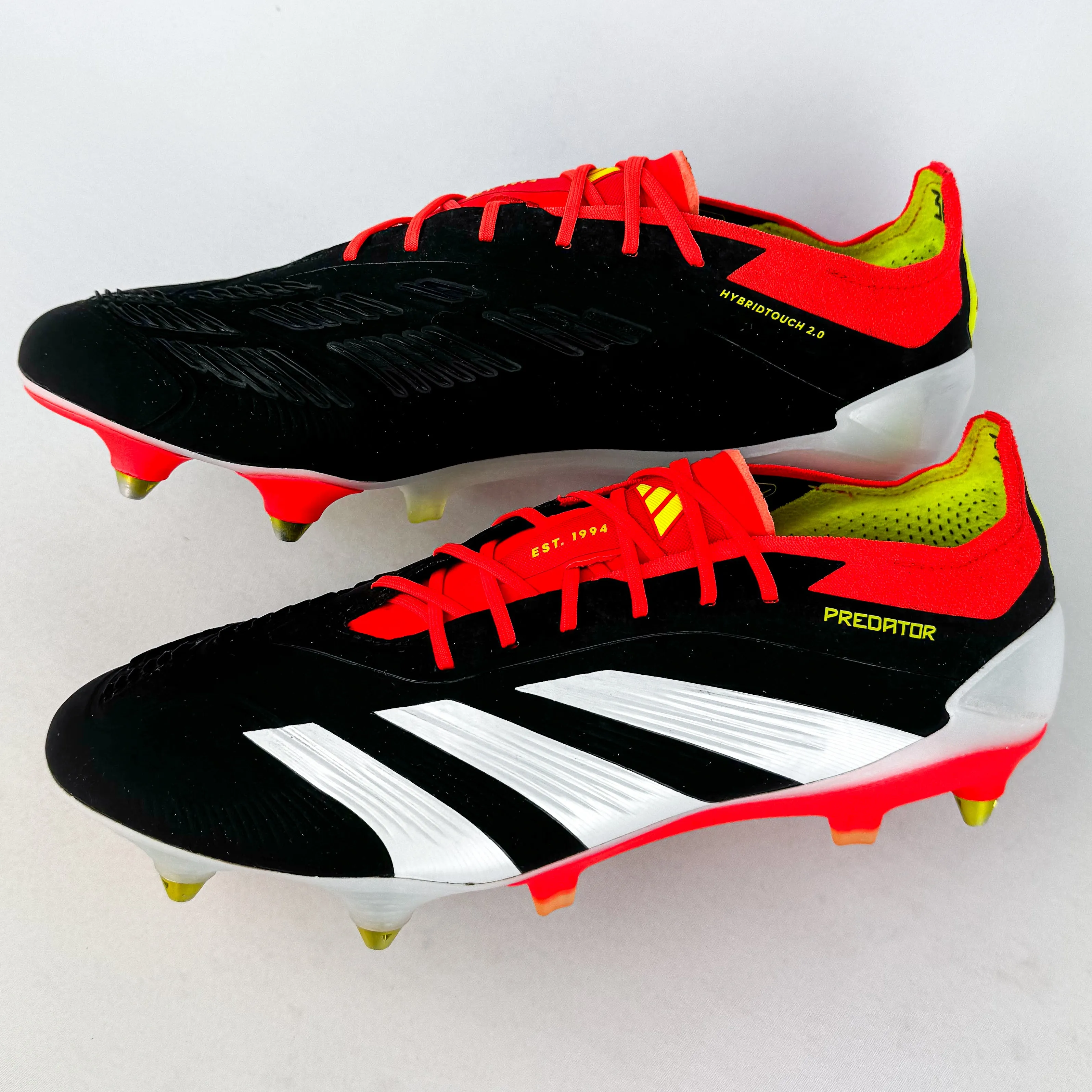 Adidas Predator Elite SG - Core Black/Solar Red/Solar Yellow *Pre-Owned*