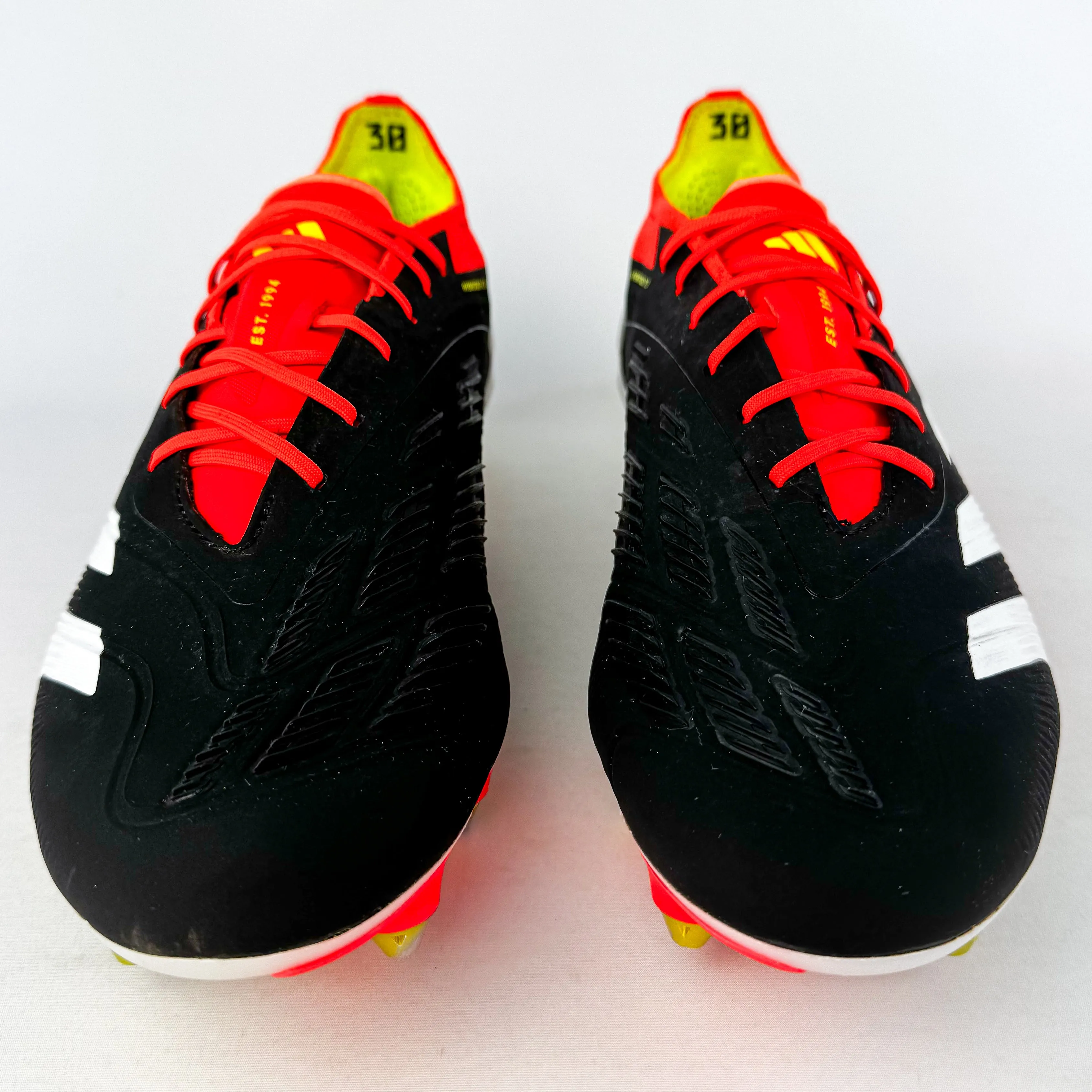 Adidas Predator Elite SG - Core Black/Solar Red/Solar Yellow *Pre-Owned*