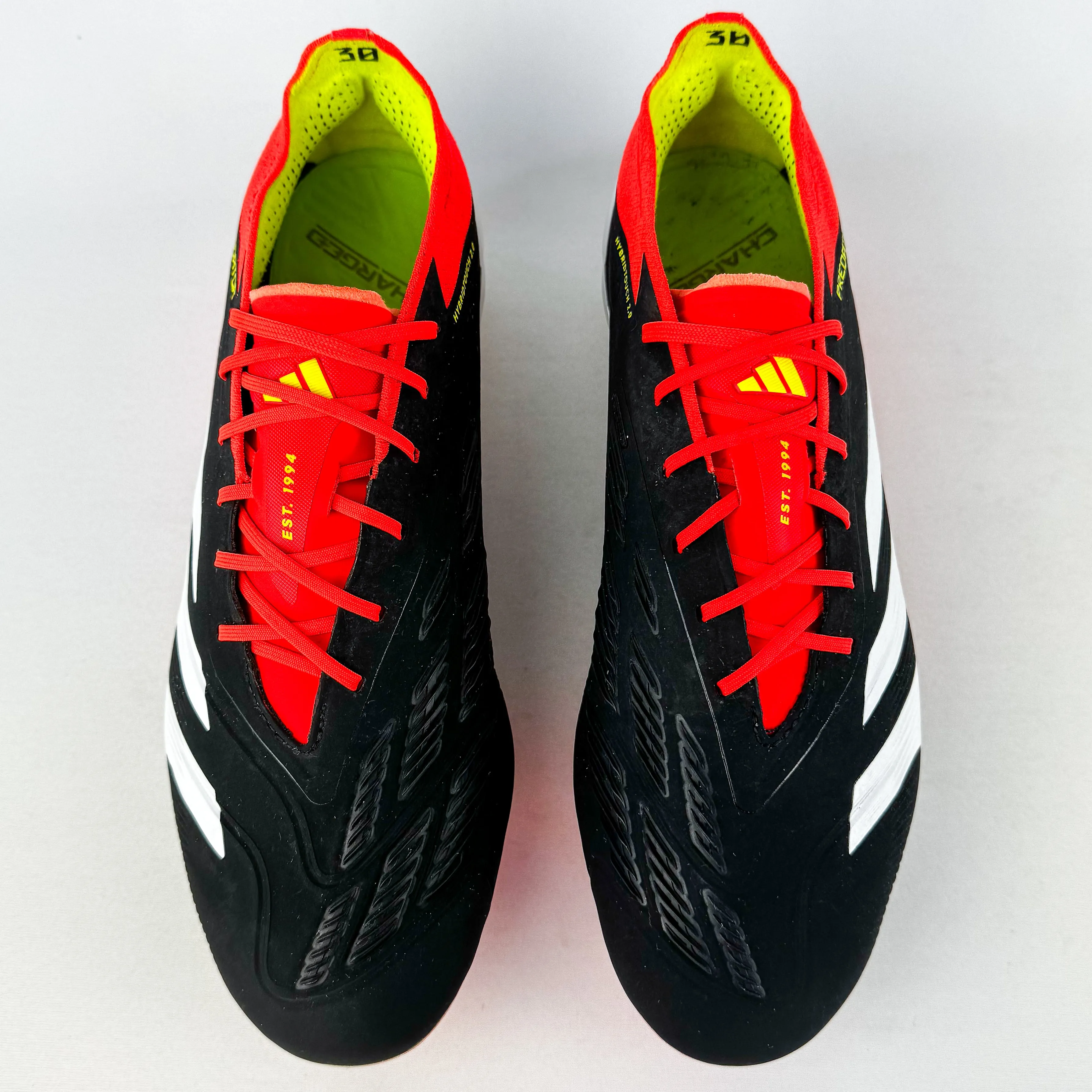 Adidas Predator Elite SG - Core Black/Solar Red/Solar Yellow *Pre-Owned*