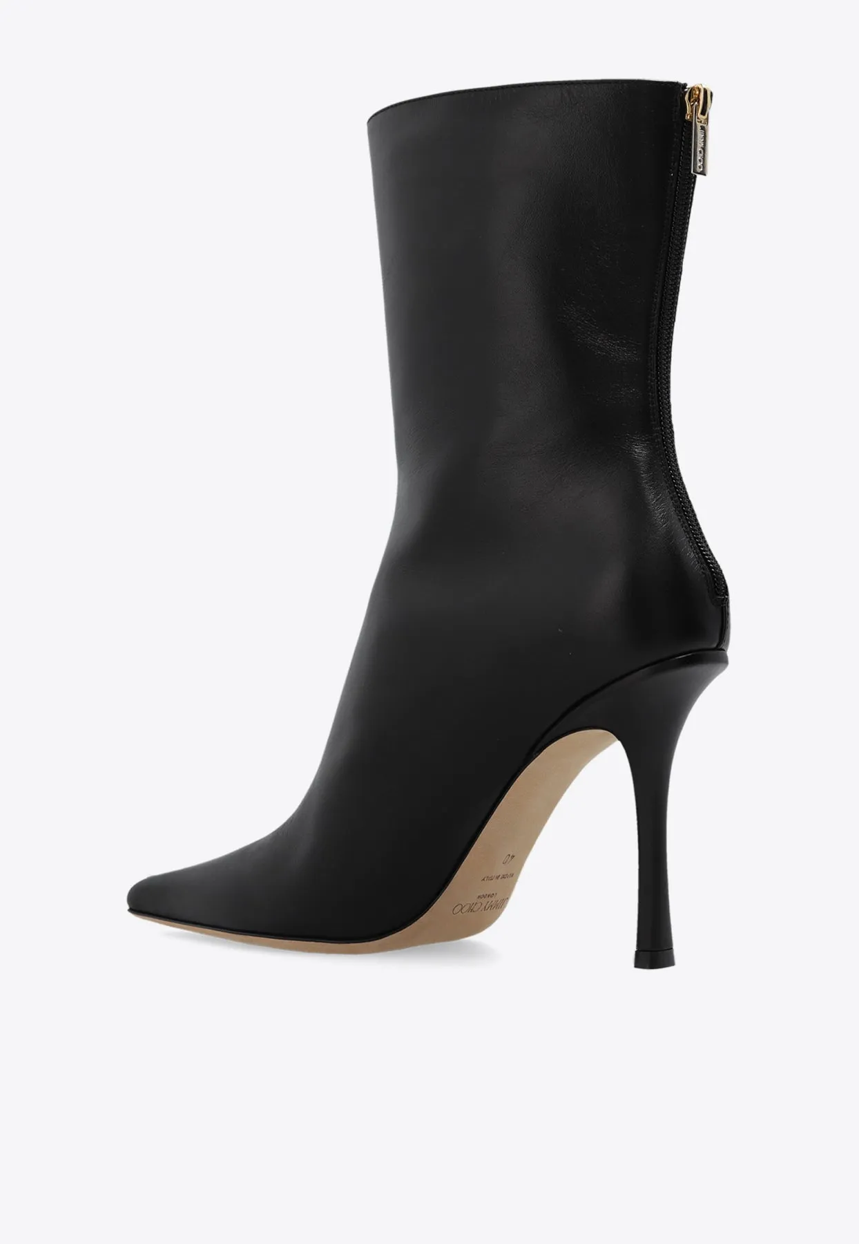 Agathe 100 Ankle Boots in Calf Leather