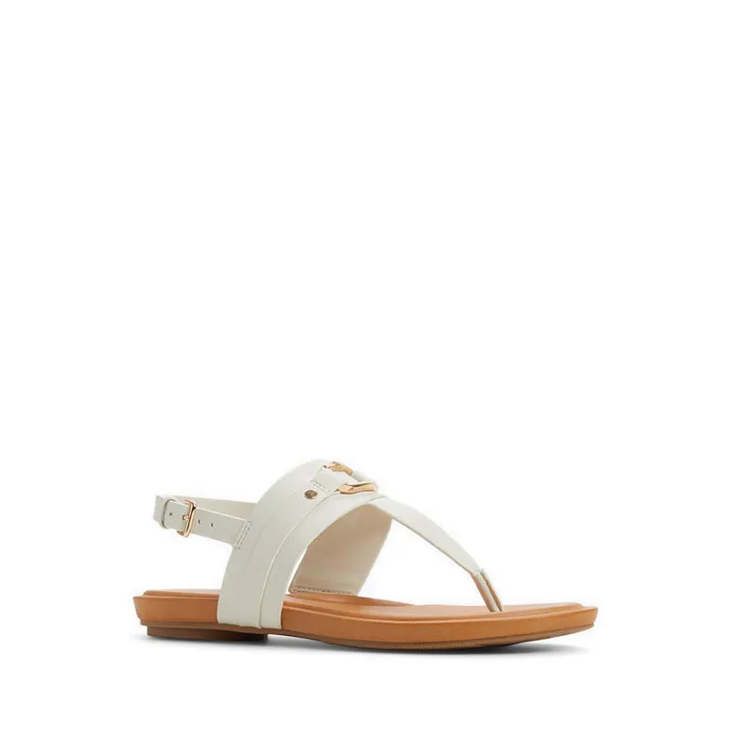 Aldo Taylen Women Flat Sandals - White/Bone