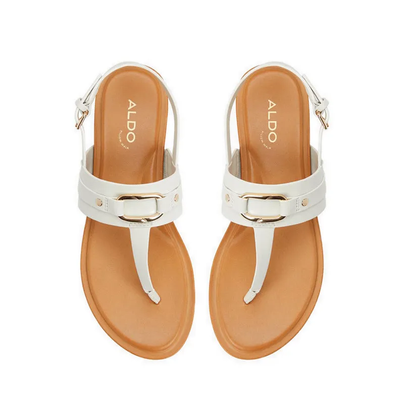 Aldo Taylen Women Flat Sandals - White/Bone