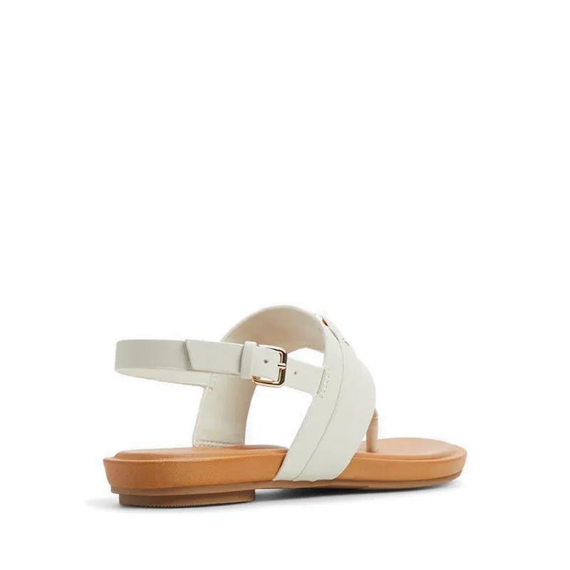 Aldo Taylen Women Flat Sandals - White/Bone