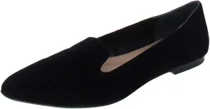 Alfani Womens Poeel Suede Pointed Toe Loafers, Black, Size 6.0