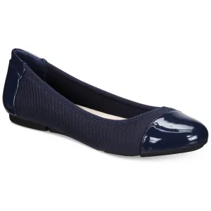 Alfani Womens Textured Round Toe Ballet Flats