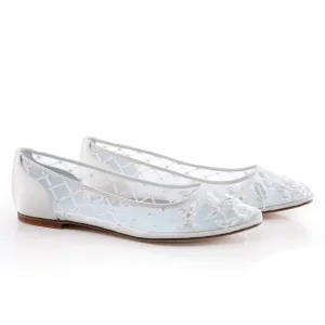Allegra Vintage Inspired Bridal Flats - SOLD OUT