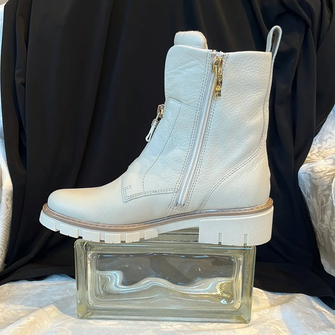 ARA DEON CREAM PEBBLED LEATHER BOOT