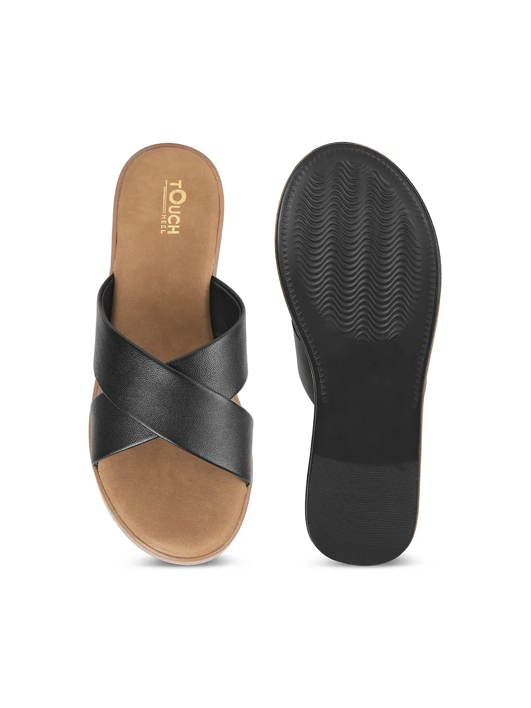 Arrow Cross Casual Women Sandals