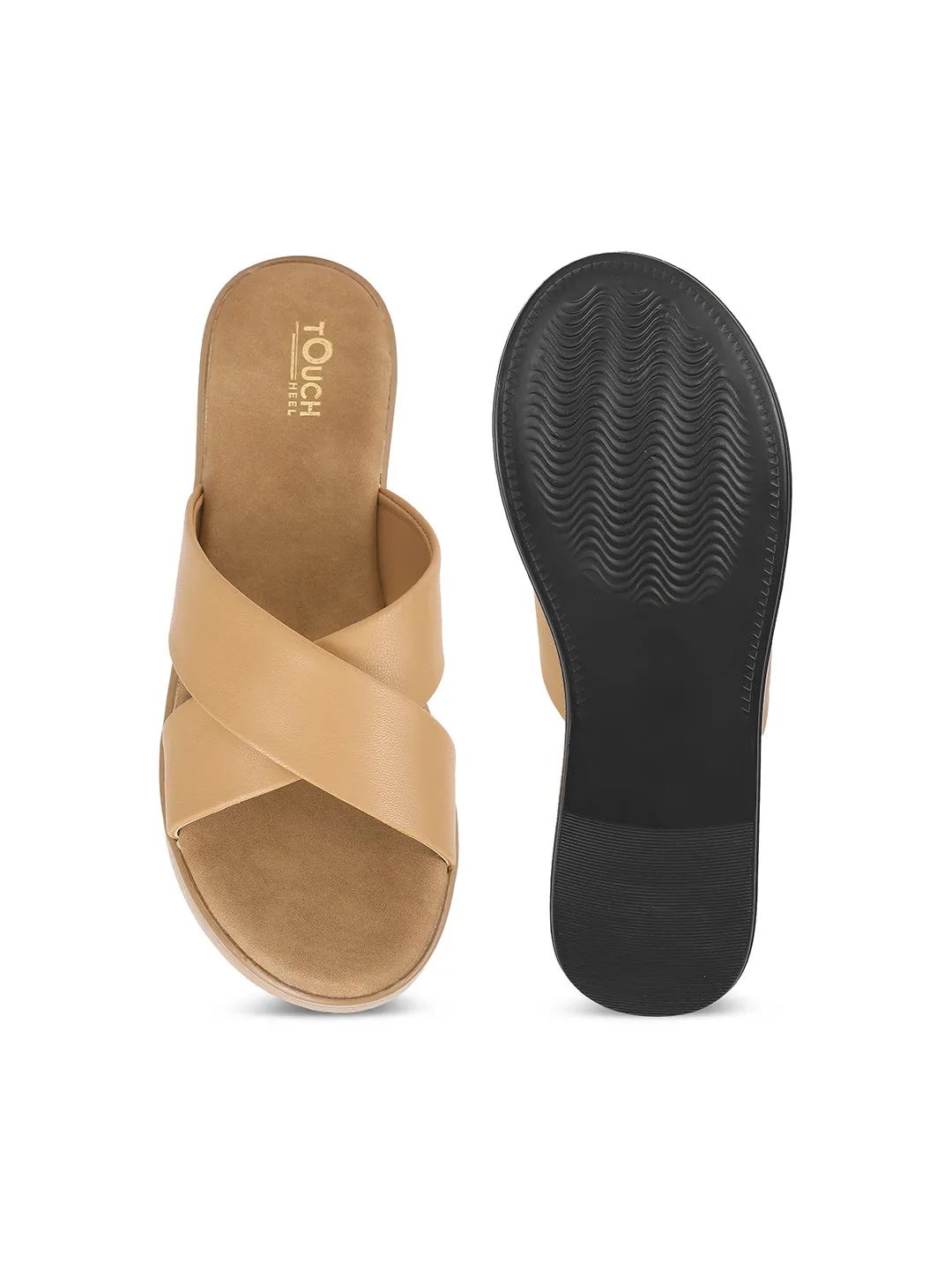 Arrow Cross Casual Women Sandals