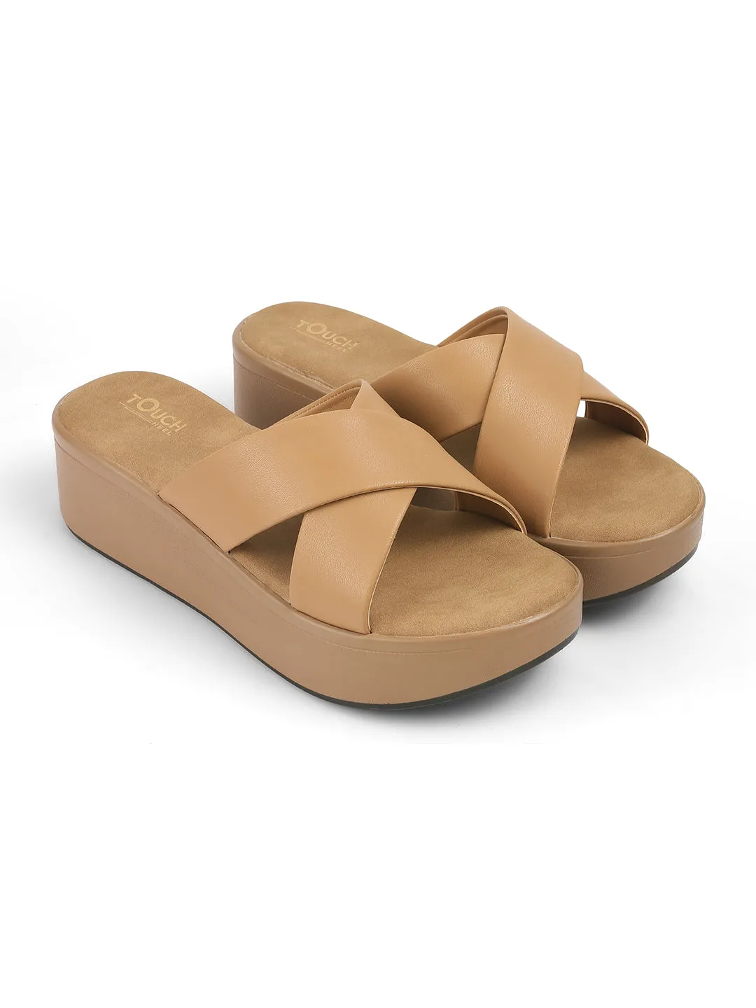 Arrow Cross Casual Women Sandals