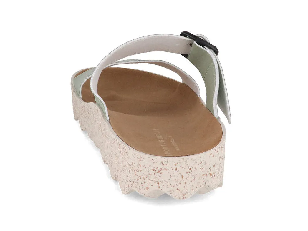 ASPORTUGUESAS Women Sandals 'City Line Coly', green