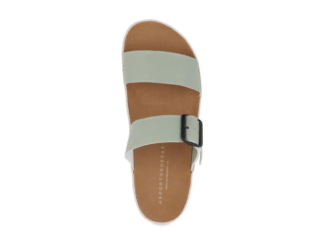 ASPORTUGUESAS Women Sandals 'City Line Coly', green