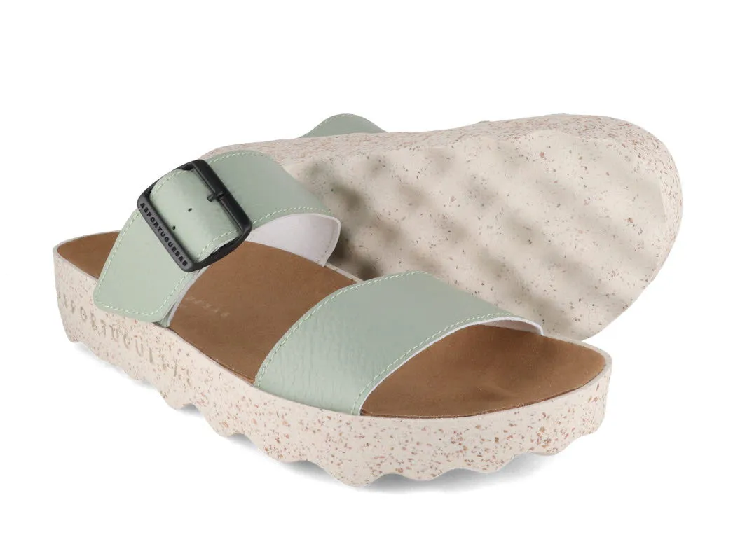 ASPORTUGUESAS Women Sandals 'City Line Coly', green
