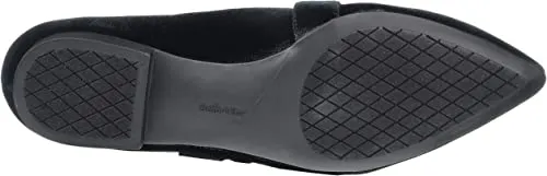 Bella Vita Women's Virginia II Mary Jane Flat Ballet, Black Velvet, 6 M US
