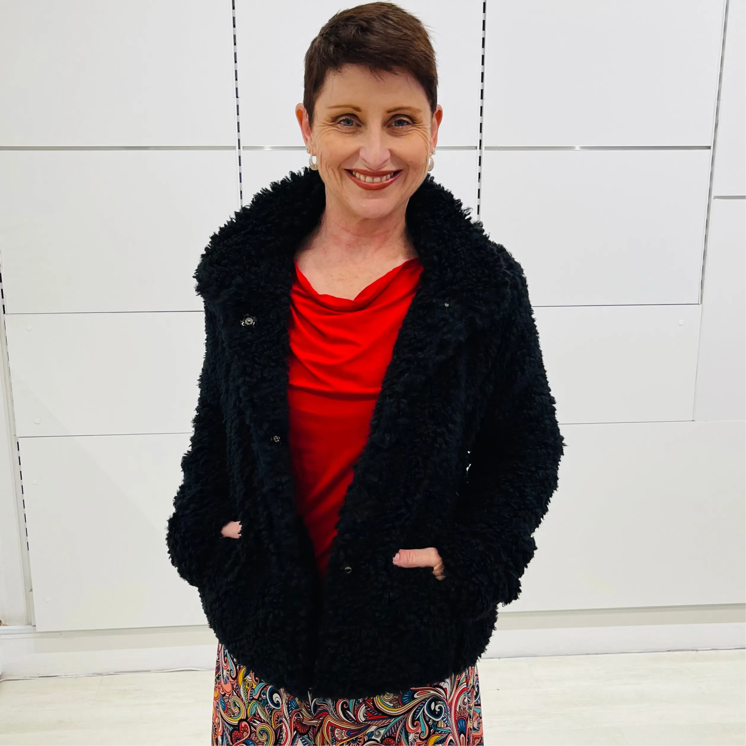Black Teddy Bear Jacket