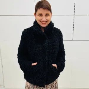 Black Teddy Bear Jacket