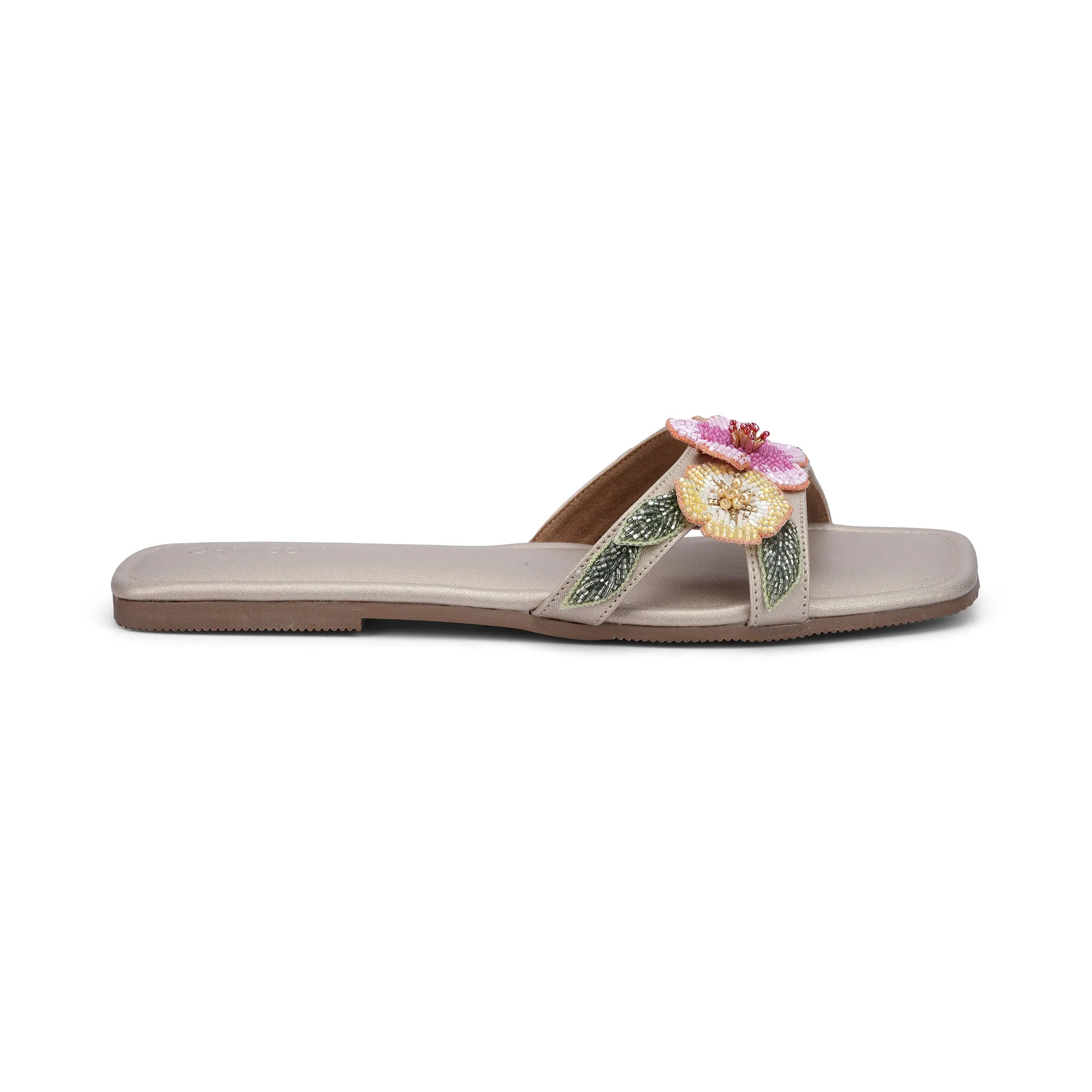 BLOOM- PINK FLATS