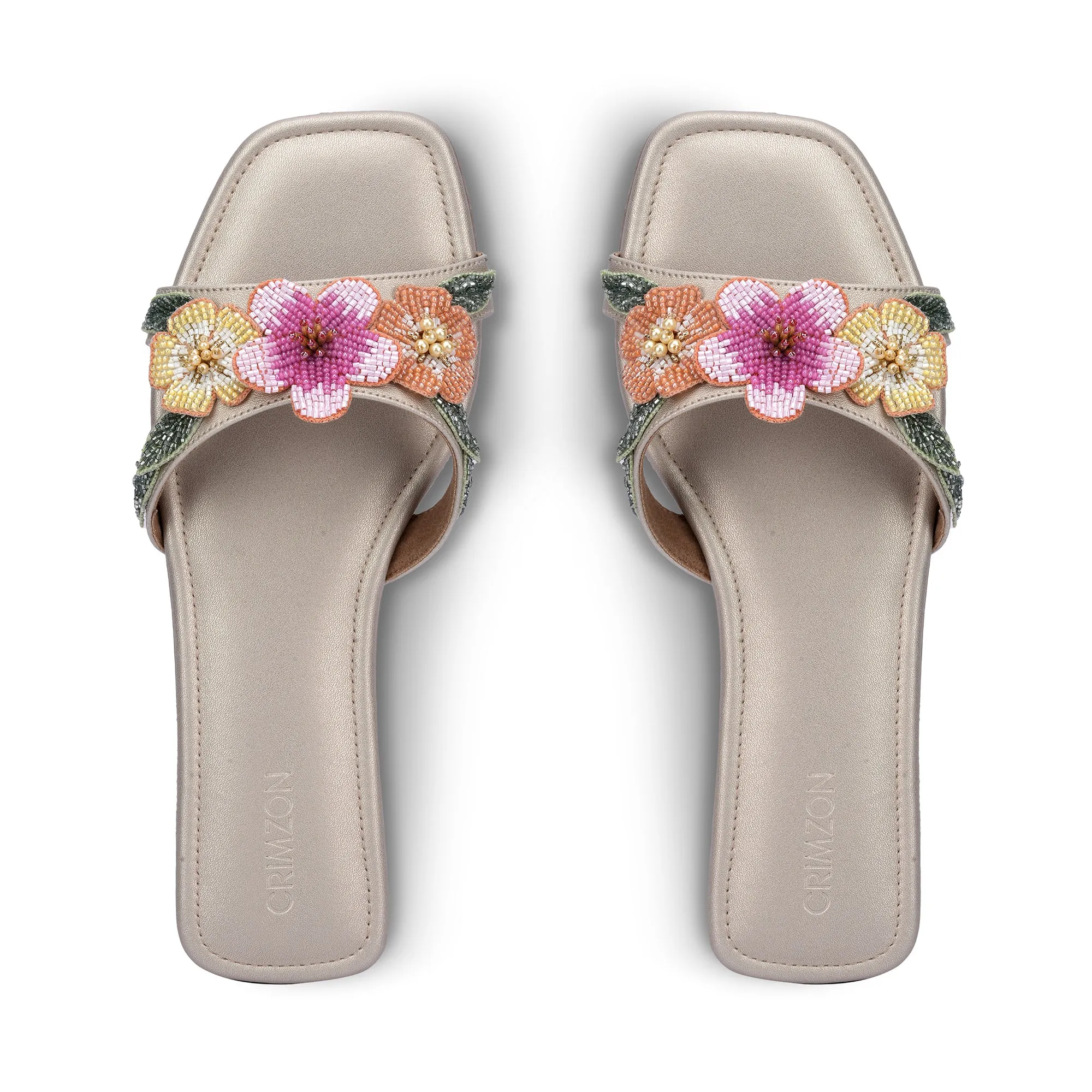 BLOOM- PINK FLATS