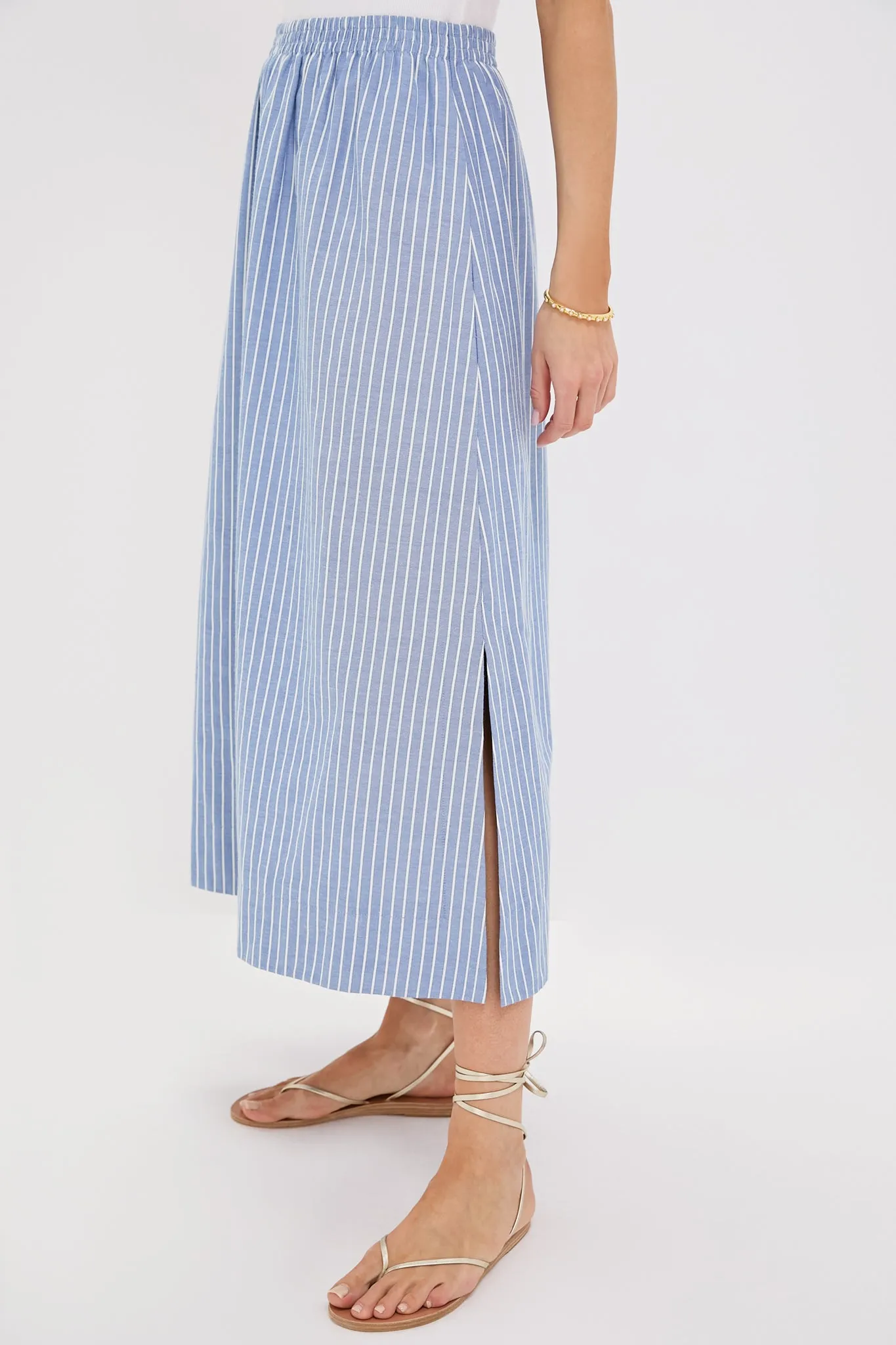 Blue Stripe Athena Skirt