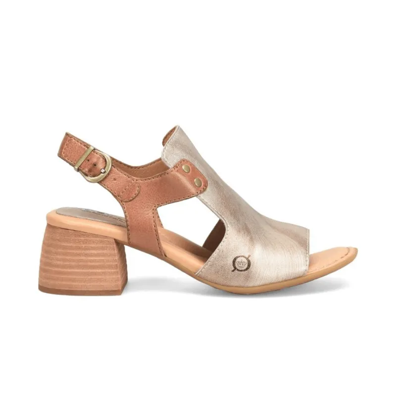 Born Women's Sylvie - Light Gold Metallic/Brown