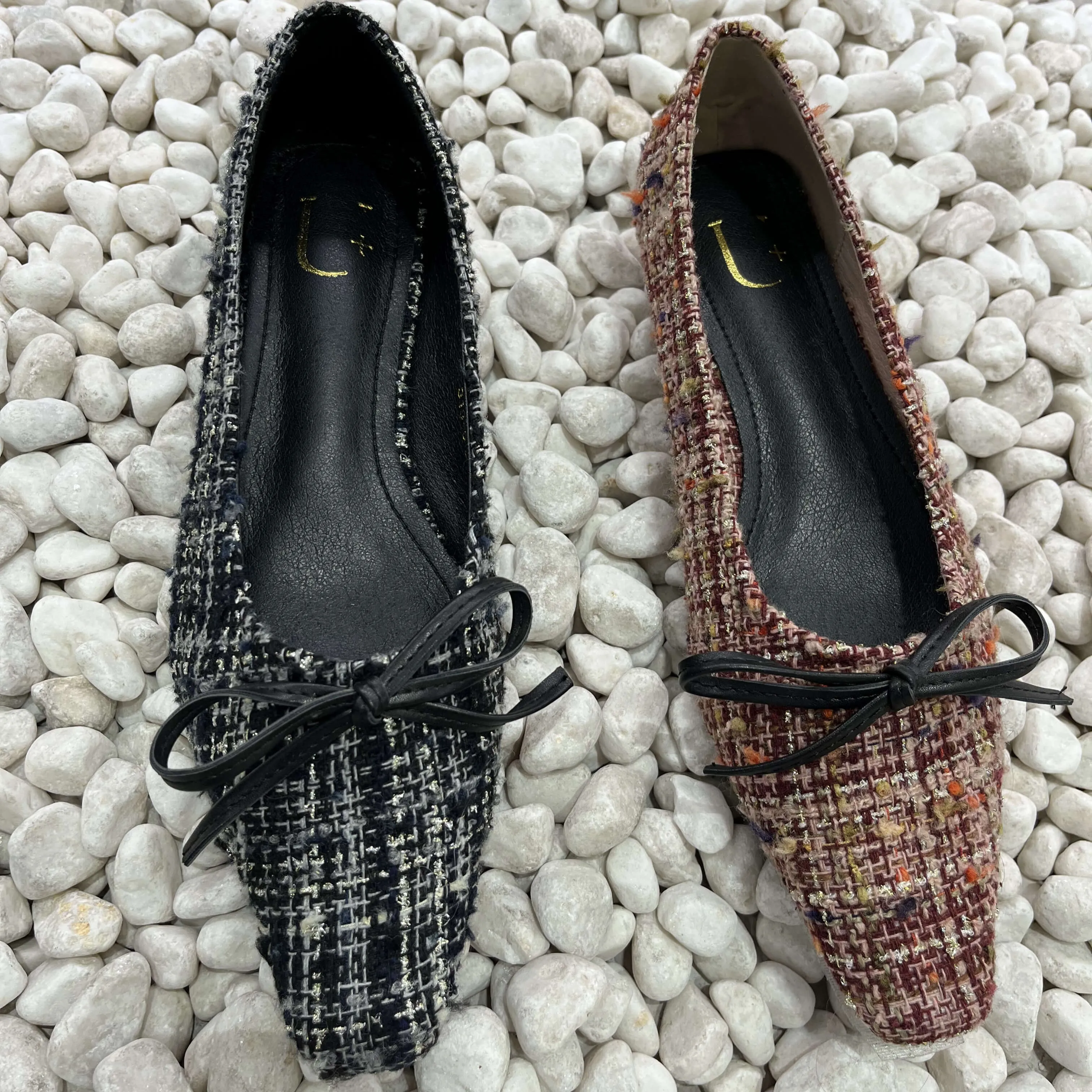 Bowtie Sqaure-Toe Pumps