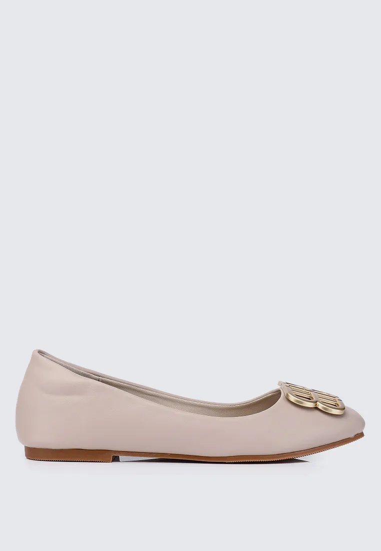 Brenda Comfy Ballerina Taupe