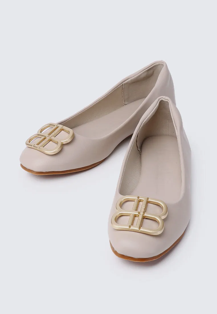 Brenda Comfy Ballerina Taupe