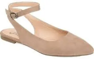 Brinley Co. Womens Slingback Flat Taupe, 7 Regular US