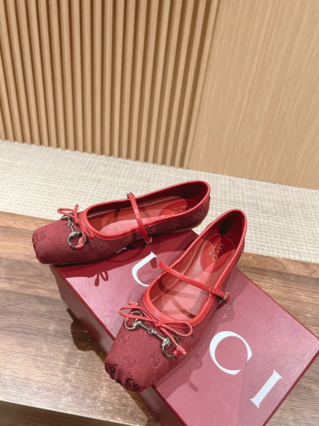 𝐆C Early Spring Resort Series Horsebit Ballet Flats