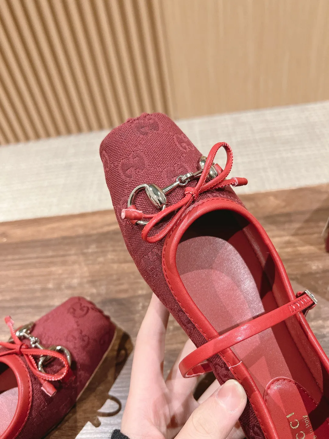 𝐆C Early Spring Resort Series Horsebit Ballet Flats