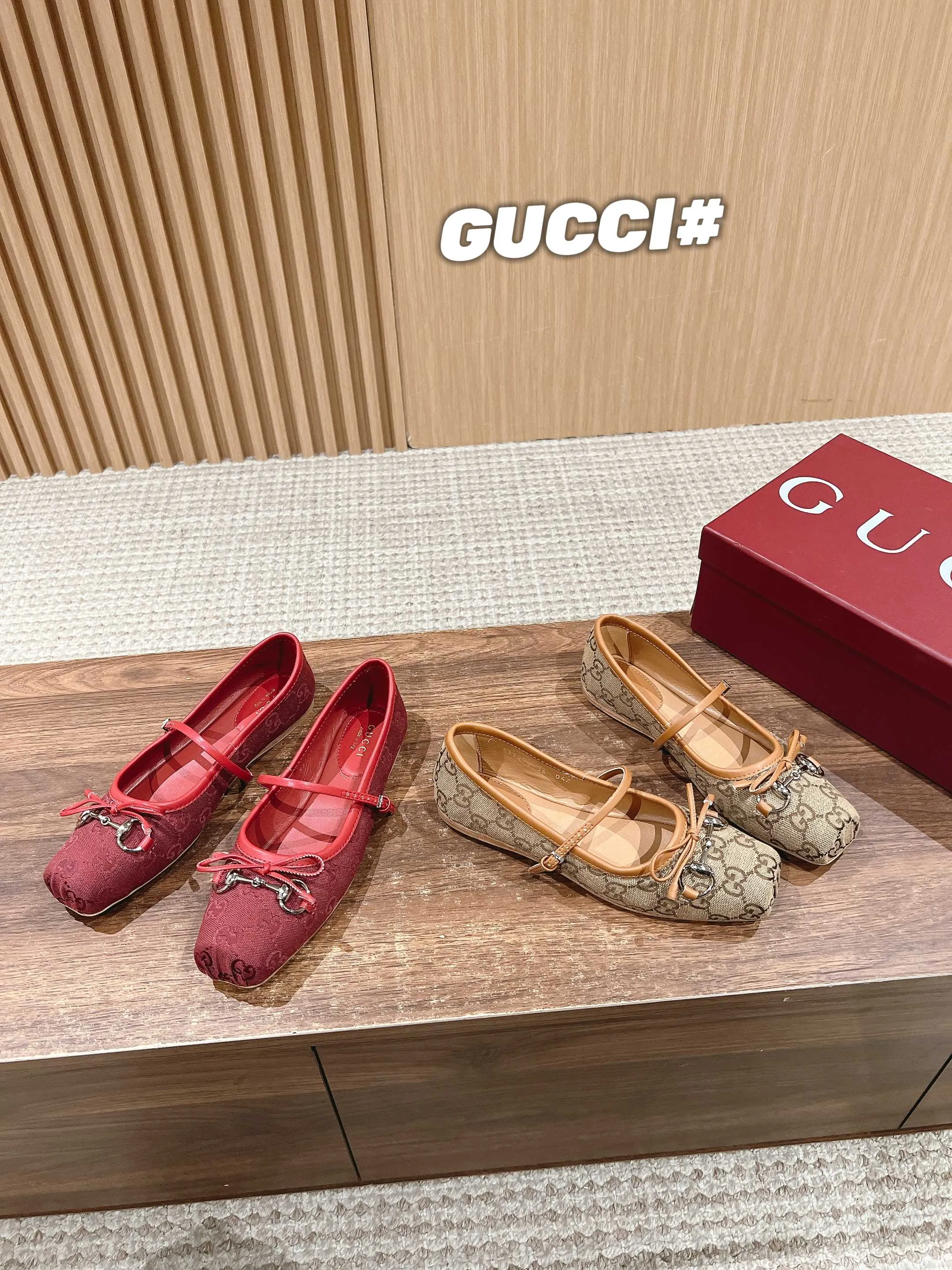 𝐆C Early Spring Resort Series Horsebit Ballet Flats