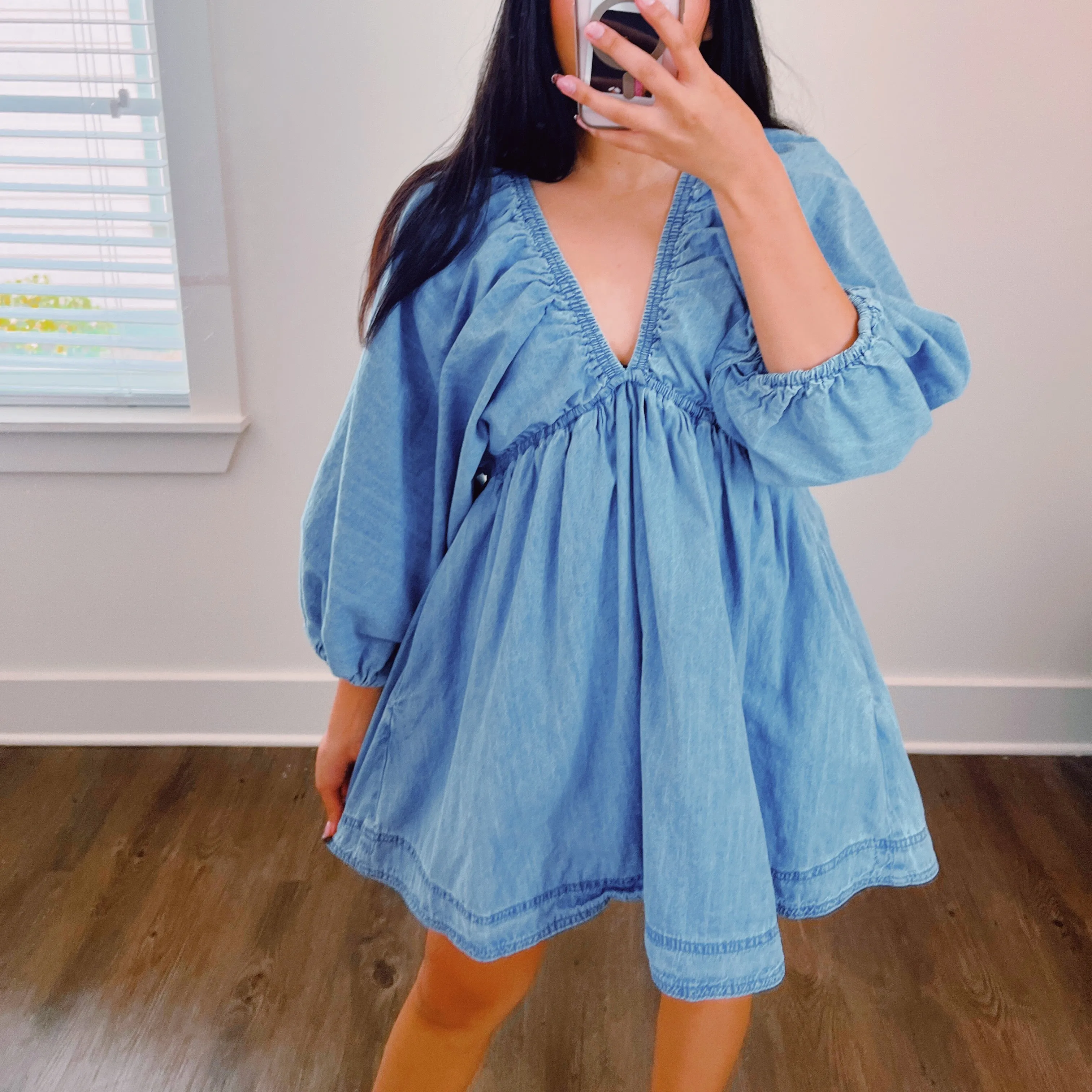 Carman Denim Mini Dress
