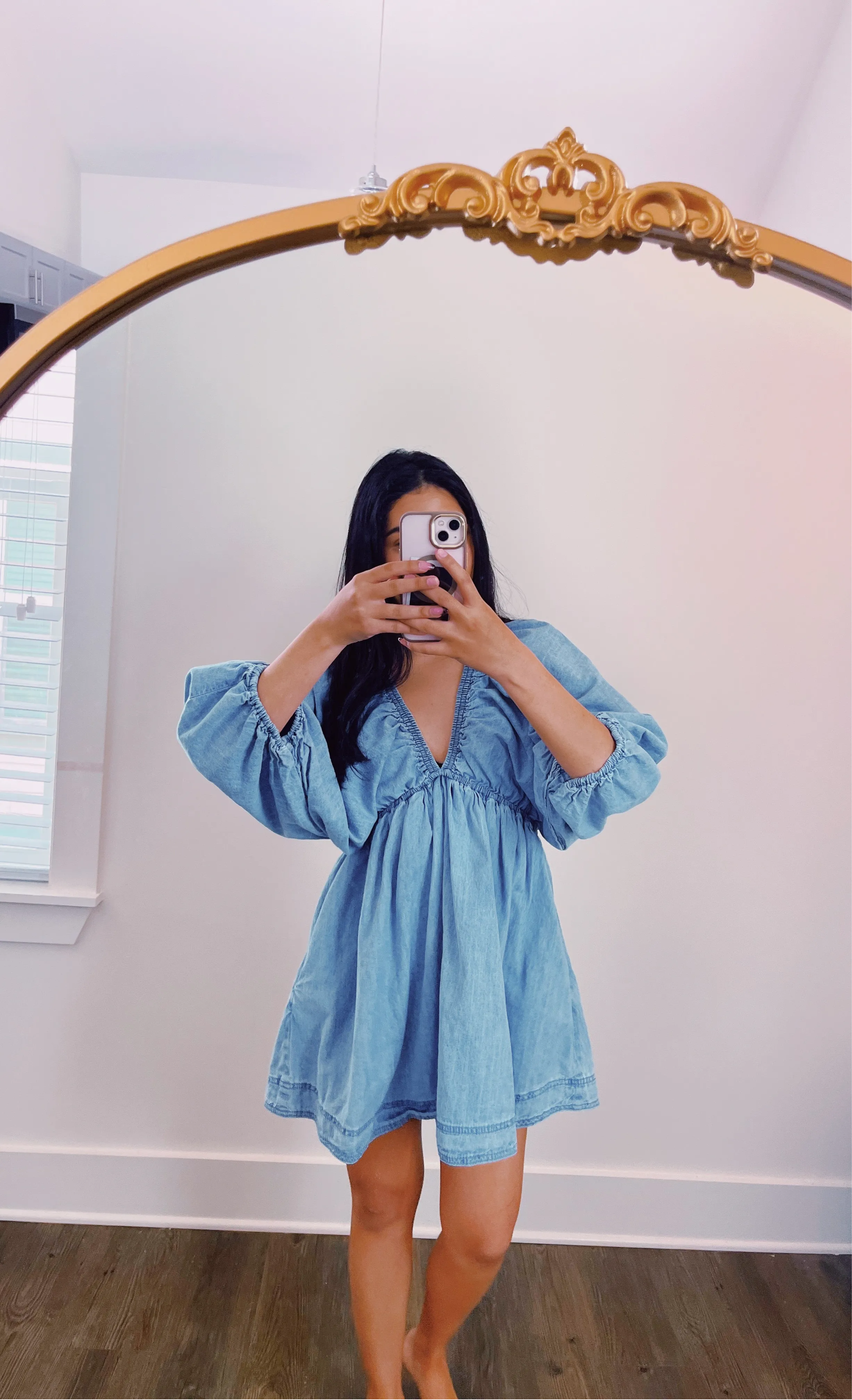 Carman Denim Mini Dress