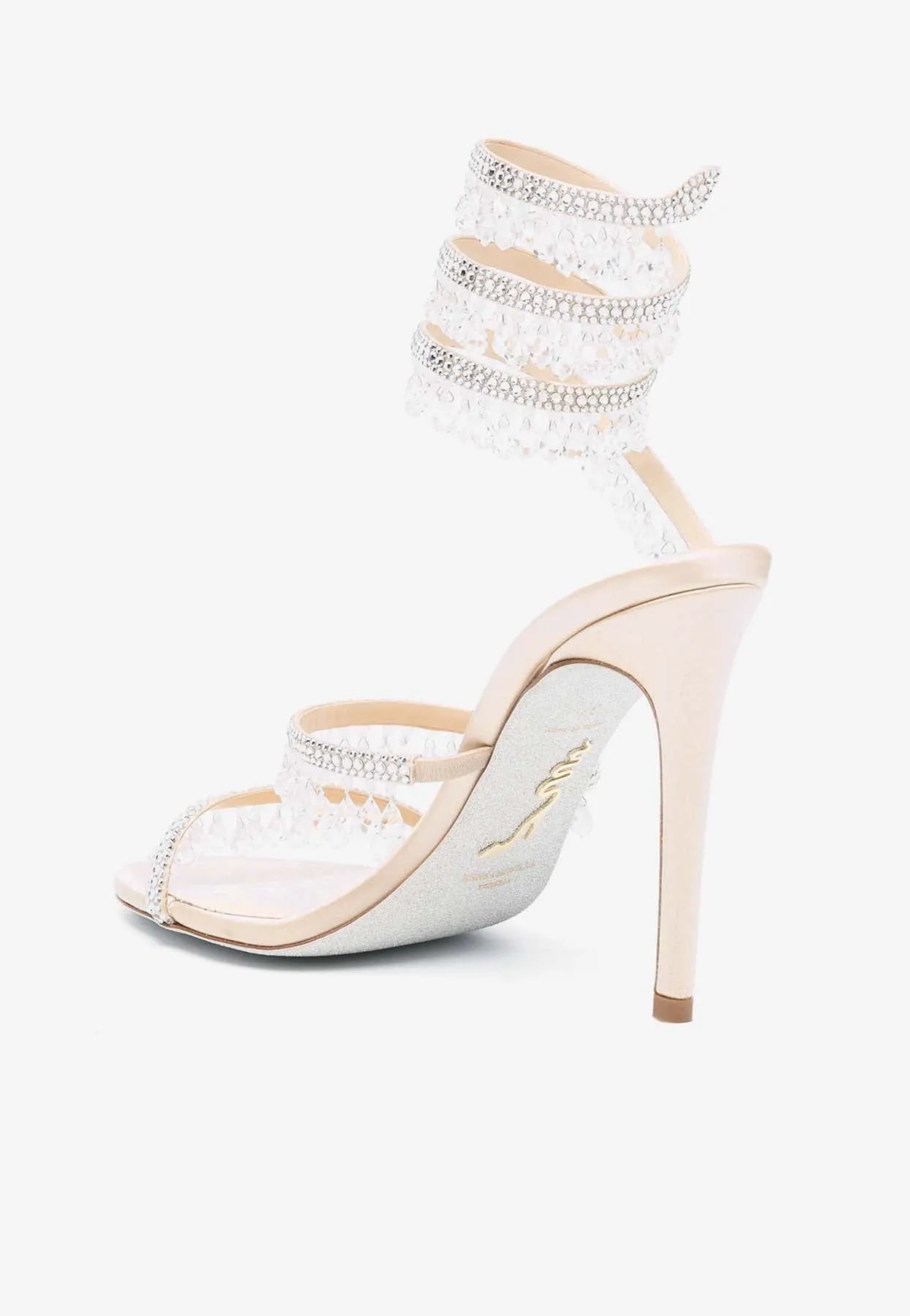 Chandelier 105 Crystal-Embellished Sandals