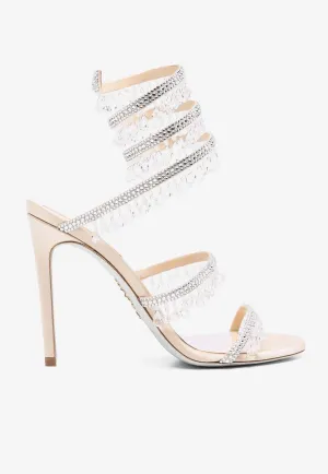 Chandelier 105 Crystal-Embellished Sandals