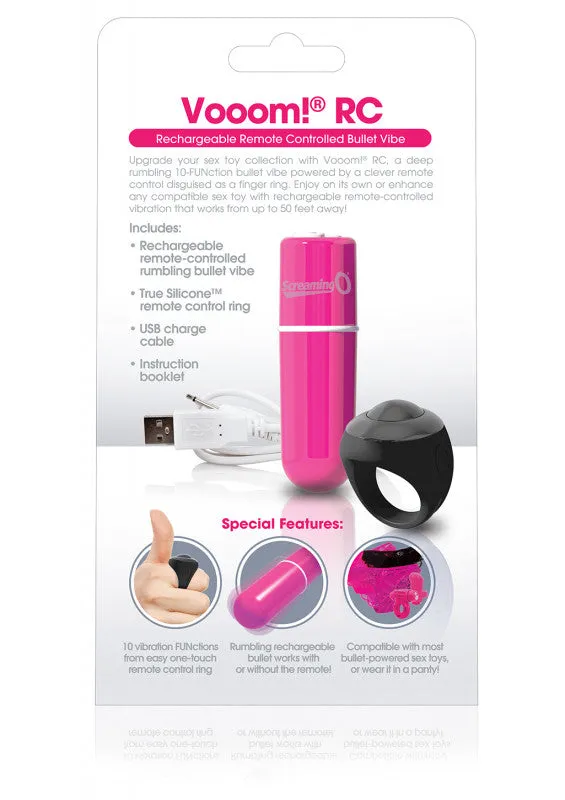 Charged Vooom Remote Control Bullet - Pink