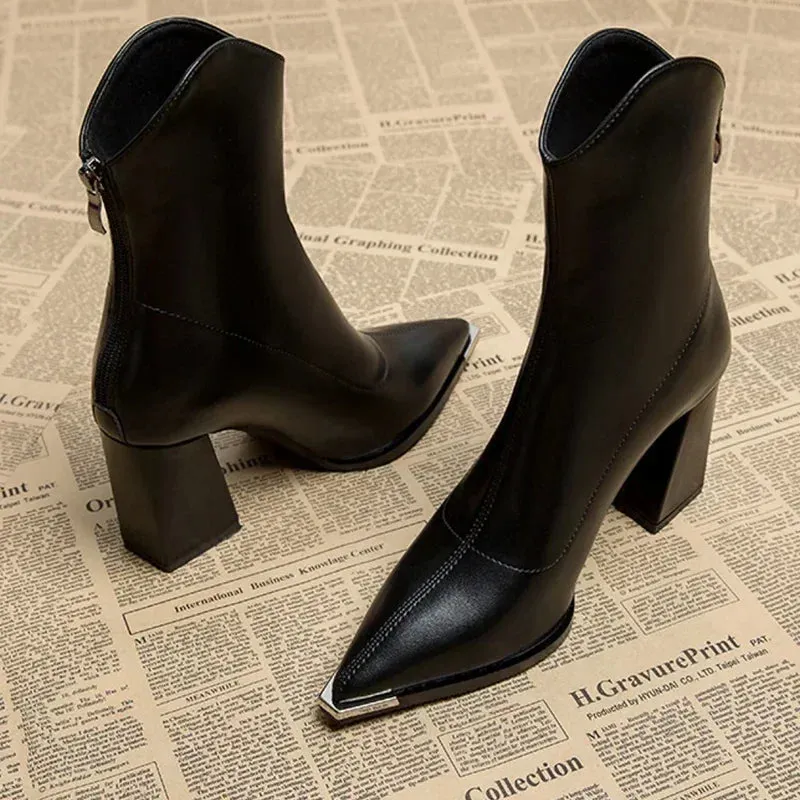 Chelsea™ | Comfortable Leather Heels