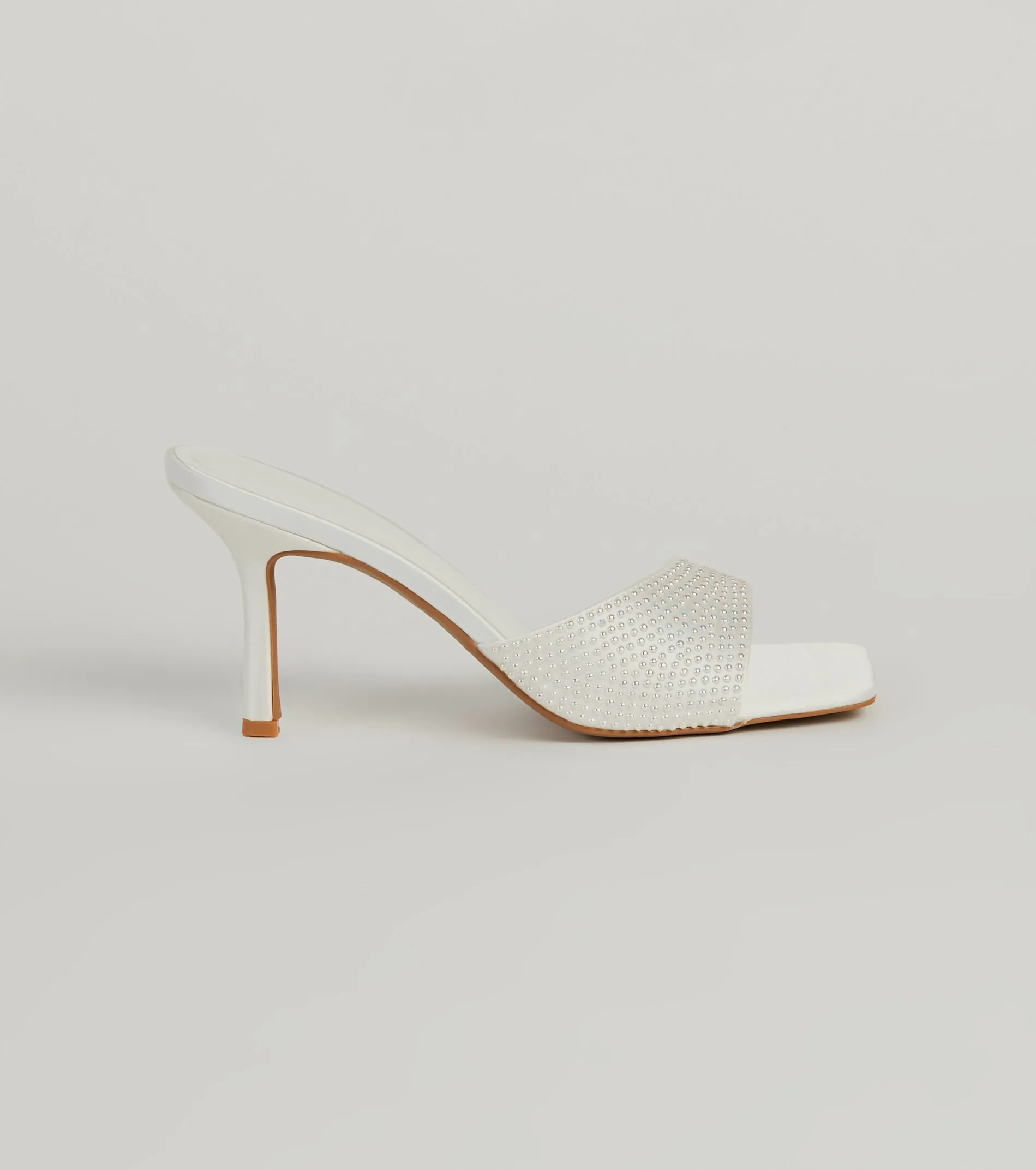 Chic First Impression Studded Stiletto Mules
