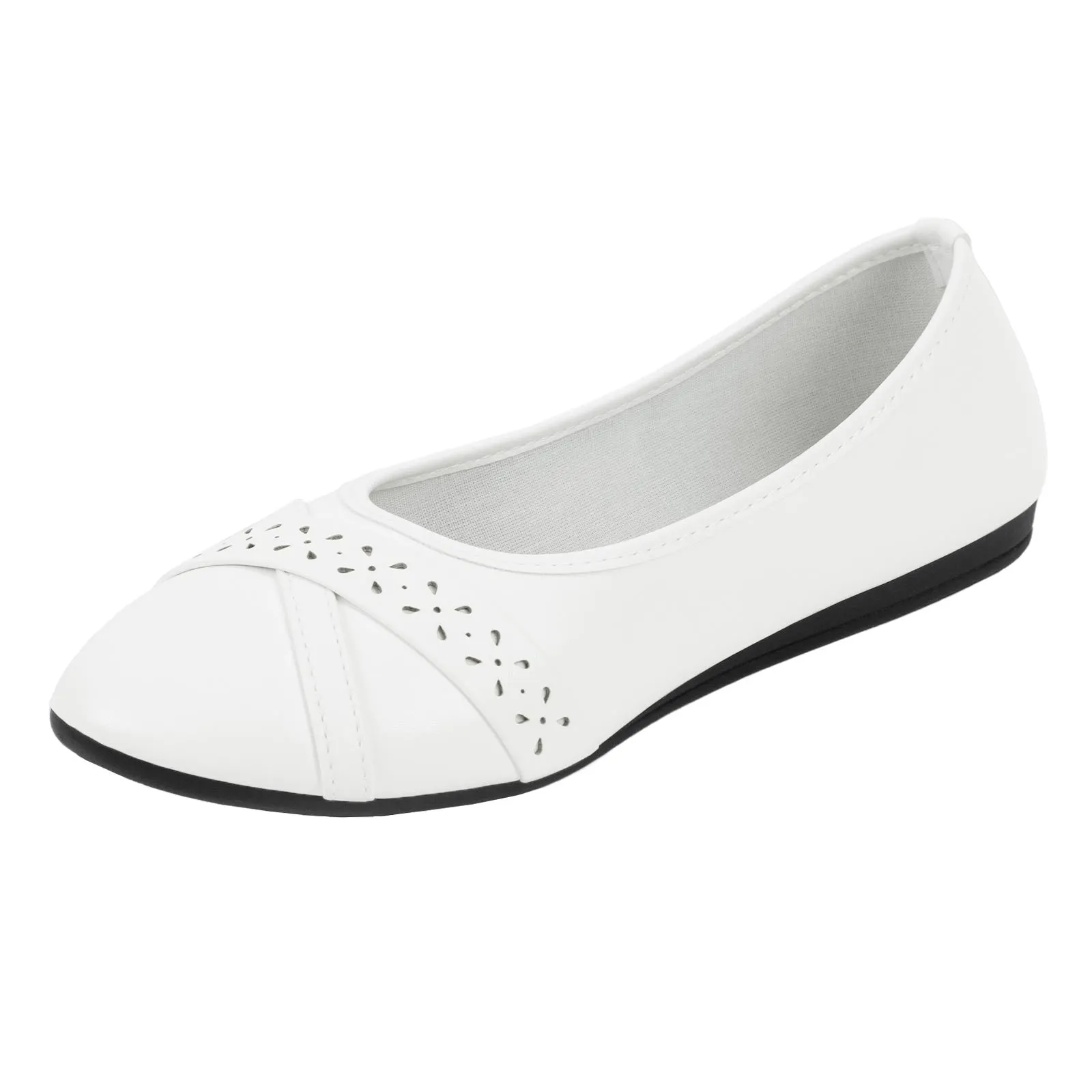 CHIN·MOON Women's Ballet Flats Comfortable Dressy Walking Dress Casual Shoes
