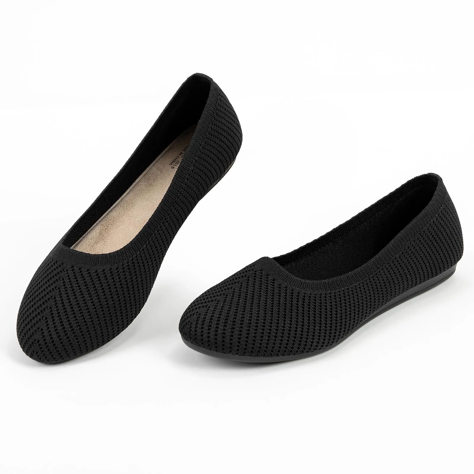 CHIN·MOON Women's Ballet Flats Comfortable Dressy Walking Dress Casual Shoes